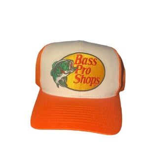 Bass Pro Shops Orange and Cream Hat